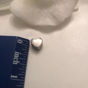 Vintage 925 Sterling Silver Heart Pendant/Slide